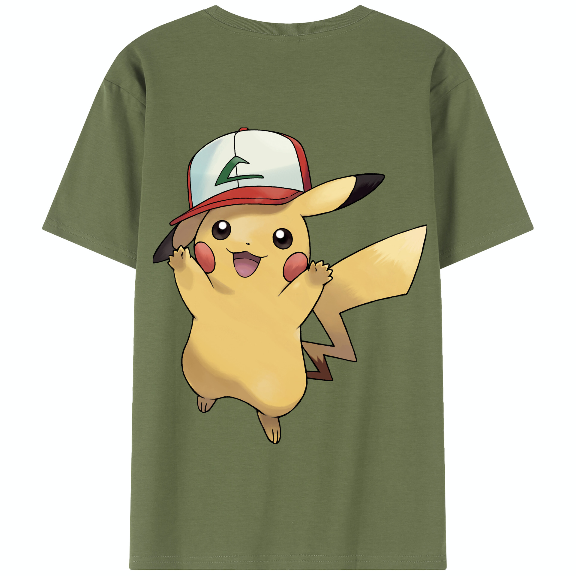 （画像用） ポケットモンスター Pokémon 綿100％半袖Tシャツ（背面プリント）